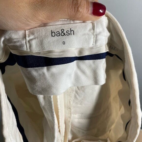 Ba&sh White High Waist Lady Dress Pants size 0 - Picture 8 of 10